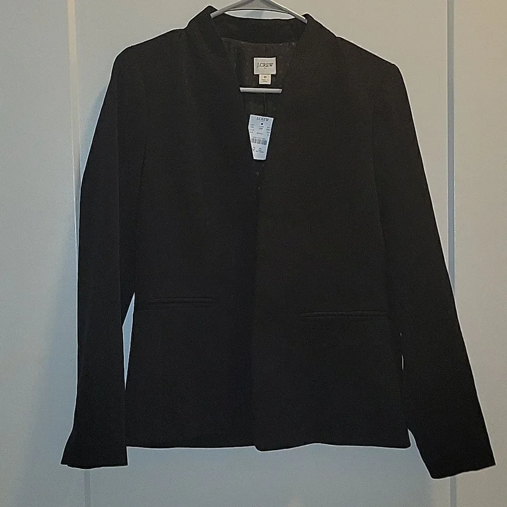 J. Crew | Black Broadway Blazer Size 6 NWT
